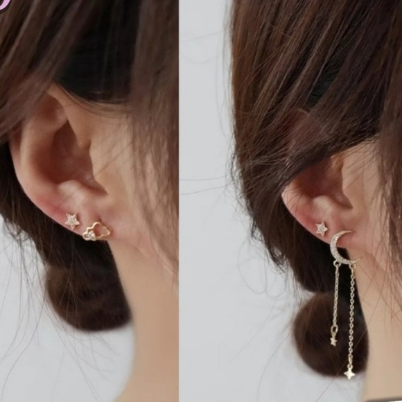 🍒 925 Skies Earrings Set (6 piece) - Picture 3 of 6